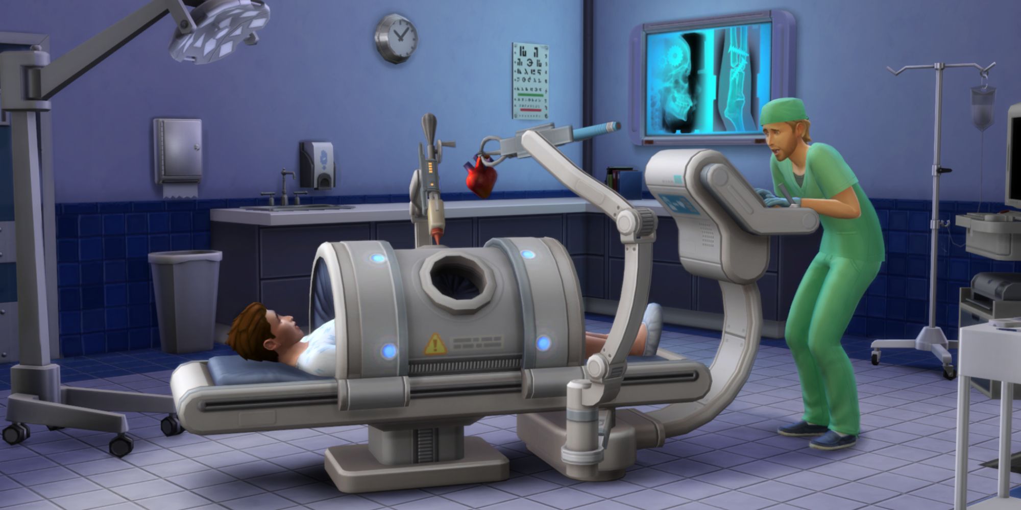 Sims 4 get to work doctor sim