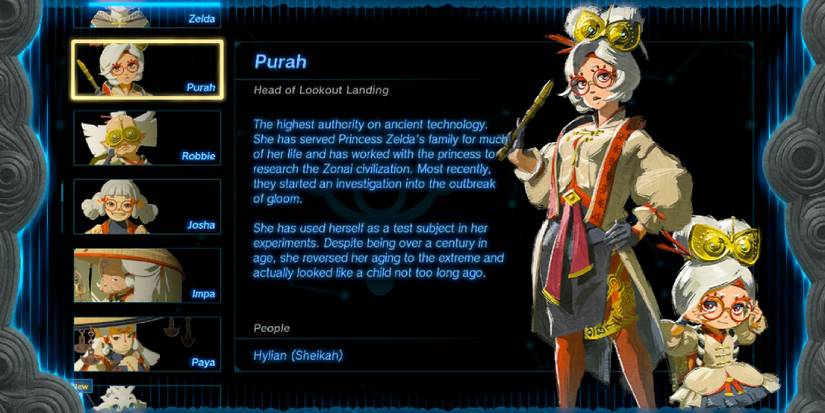 Who Is Purah In Tears Of The Kingdom who-is-purah-in-tears-of-the-kingdom