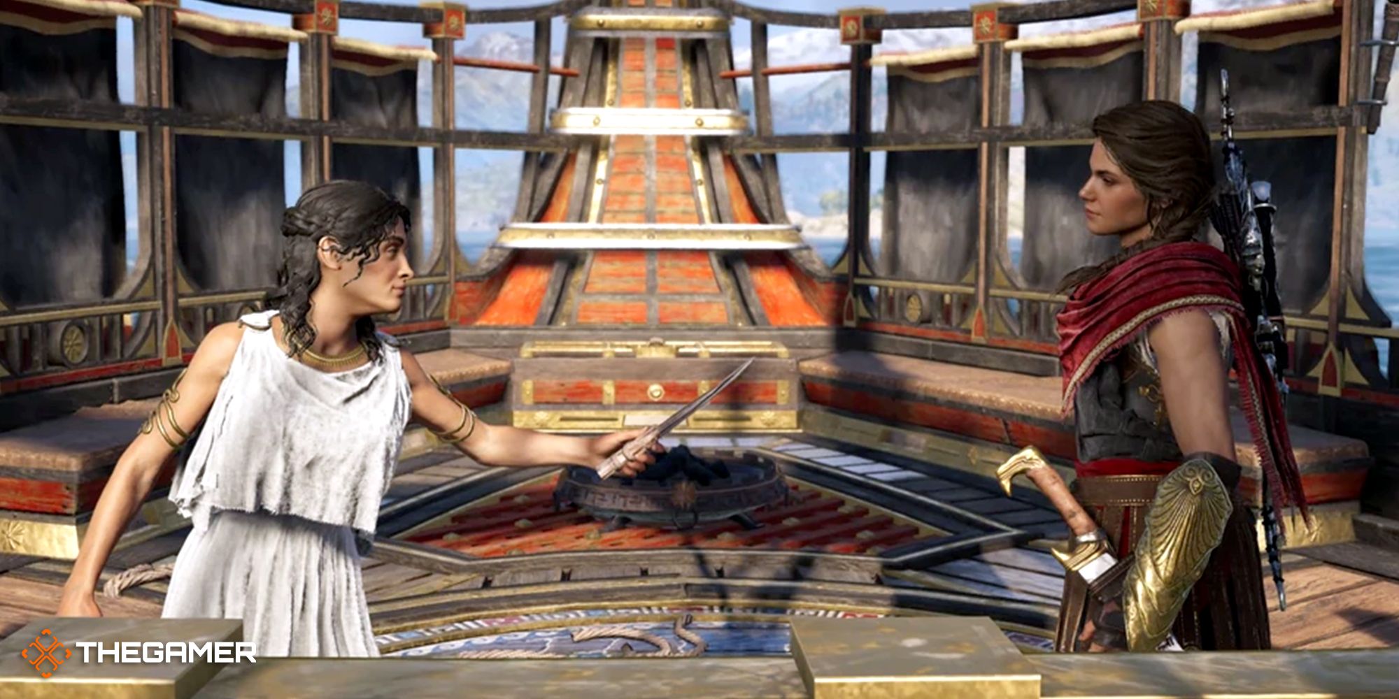 Game screen from Assassin's Creed Odyssey.