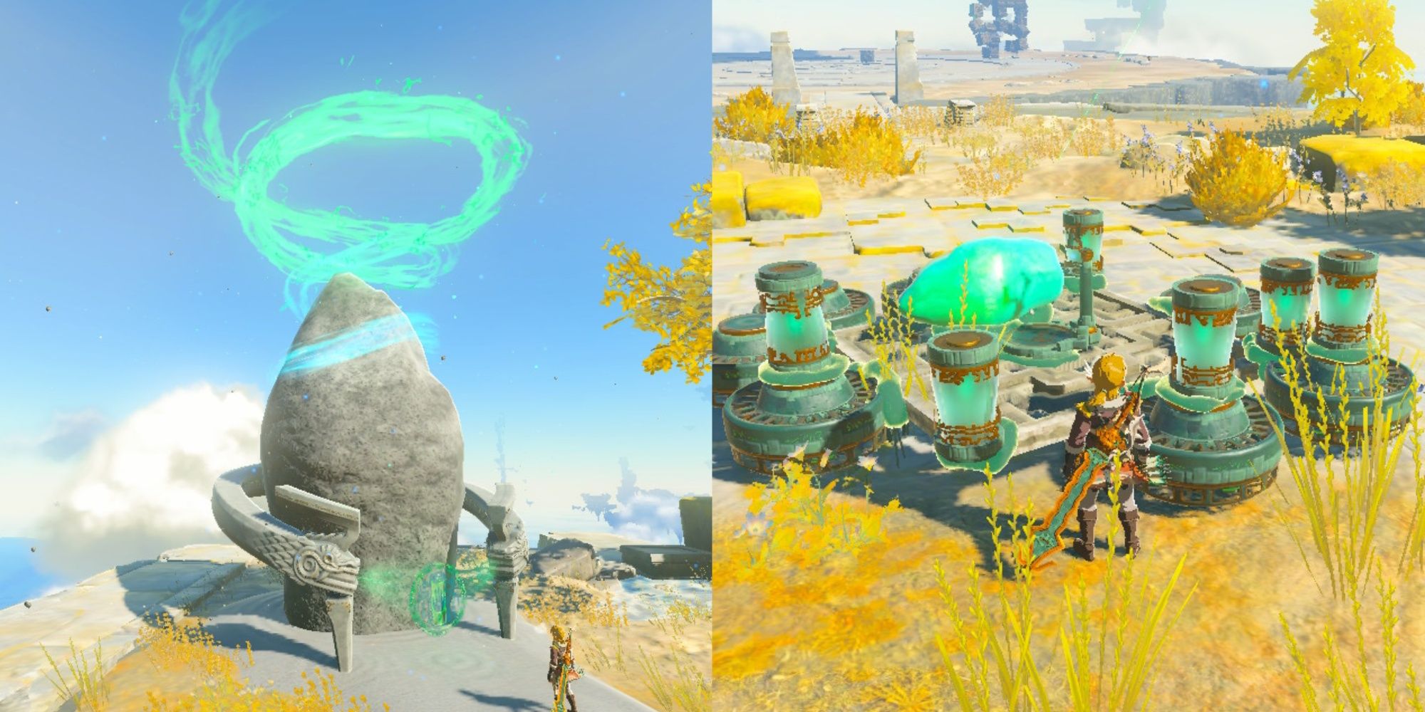 How To Complete Tabantha Sky Crystal Shrine Quest In Tears Of The