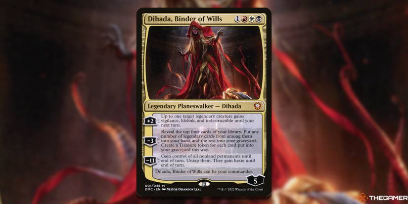 mtg dihada commander deck Dominaria United Dihada, Binder of Wills 100+ Deck Box for Magic: The  Gathering