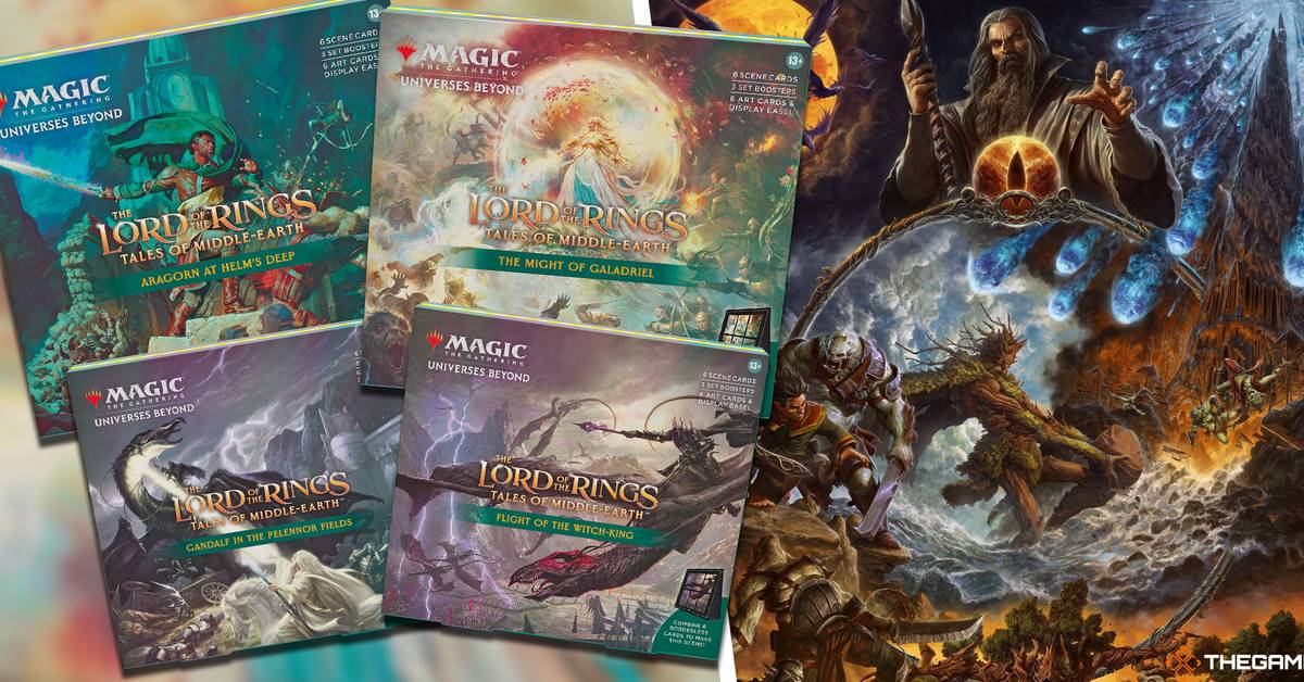 mtg lotr scene boxes cards Amazon.com: Magic: The Gathering The Lord of The Rings: Tales of Middle-Earth Box and 1 Land cards MTG LOTR Scene Box The