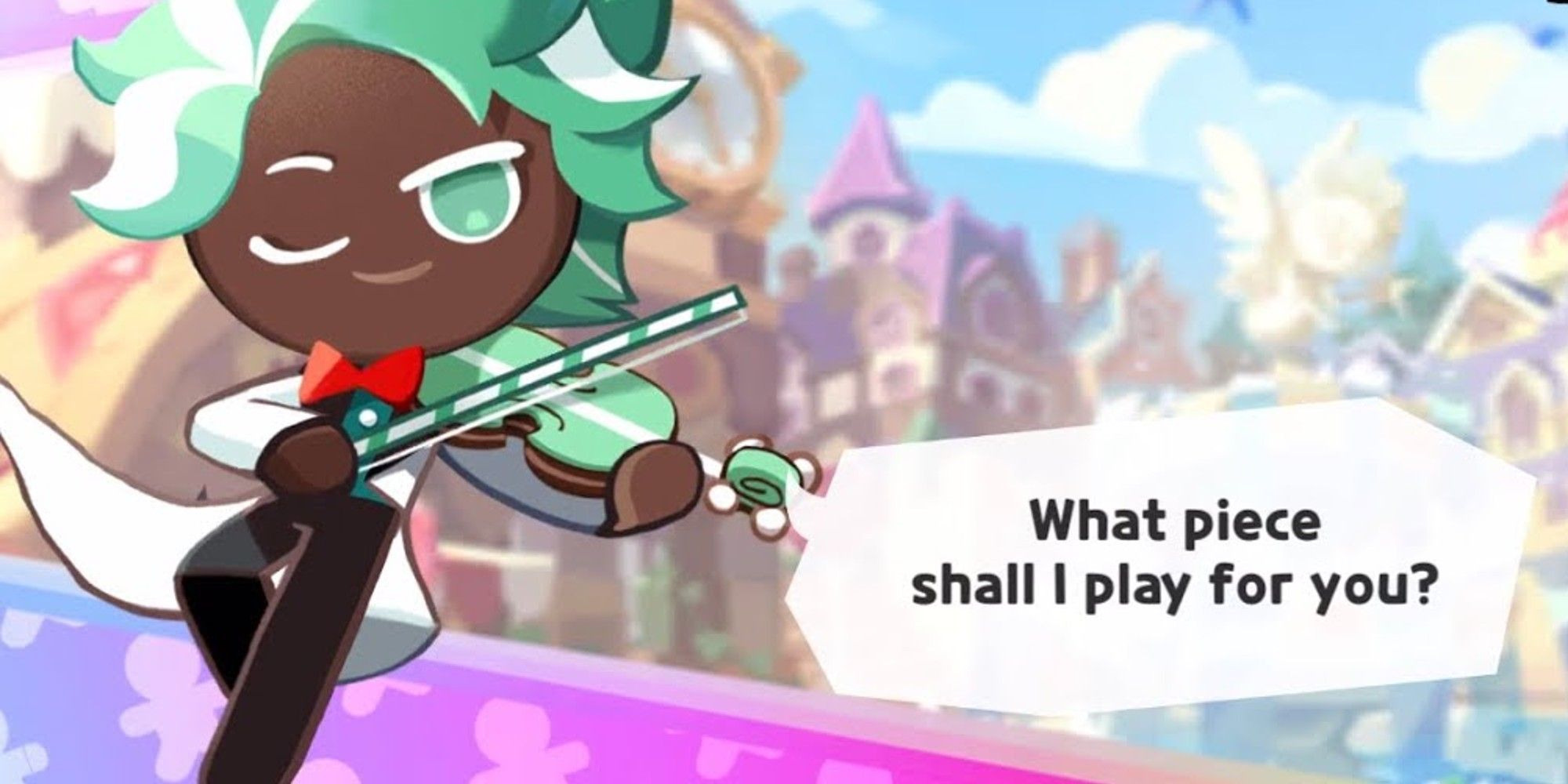 Mint Choco Cookie offers to play music for you