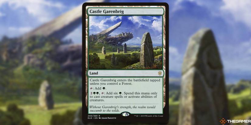 card castle mtg Magic The Gathering - Throne of Eldraine - Castle Locthwain main image 1