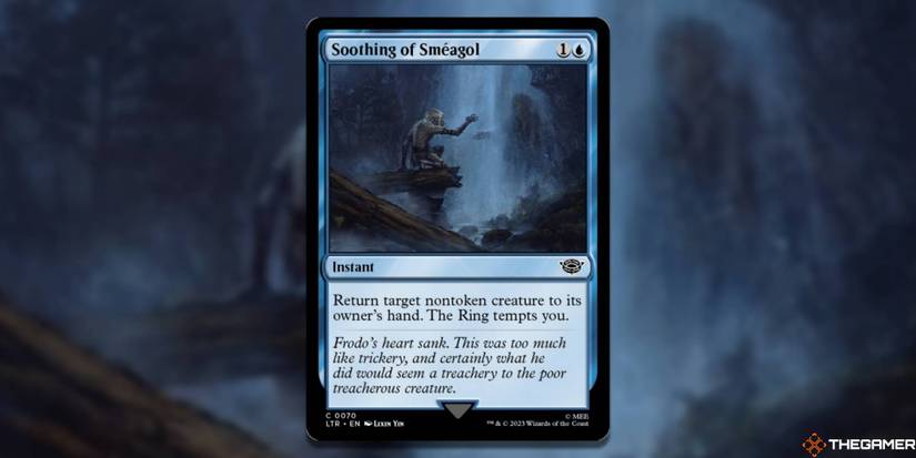 smeagol mtg card Smeagol, Helpful Guide LotR CREATURE SACRIFICE Magic MTG Custom Comman   CommanderComplete