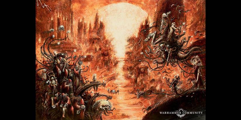 Warhammer 40k John Blanche Mars artwork.