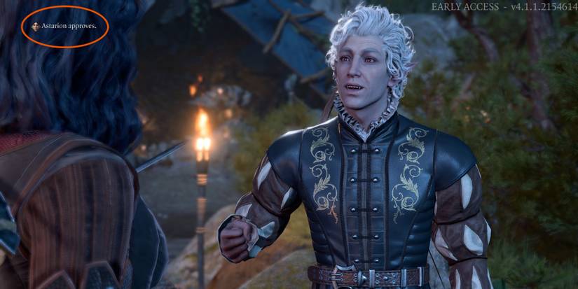 baldurs gate 3 speaking with astarion and he approves