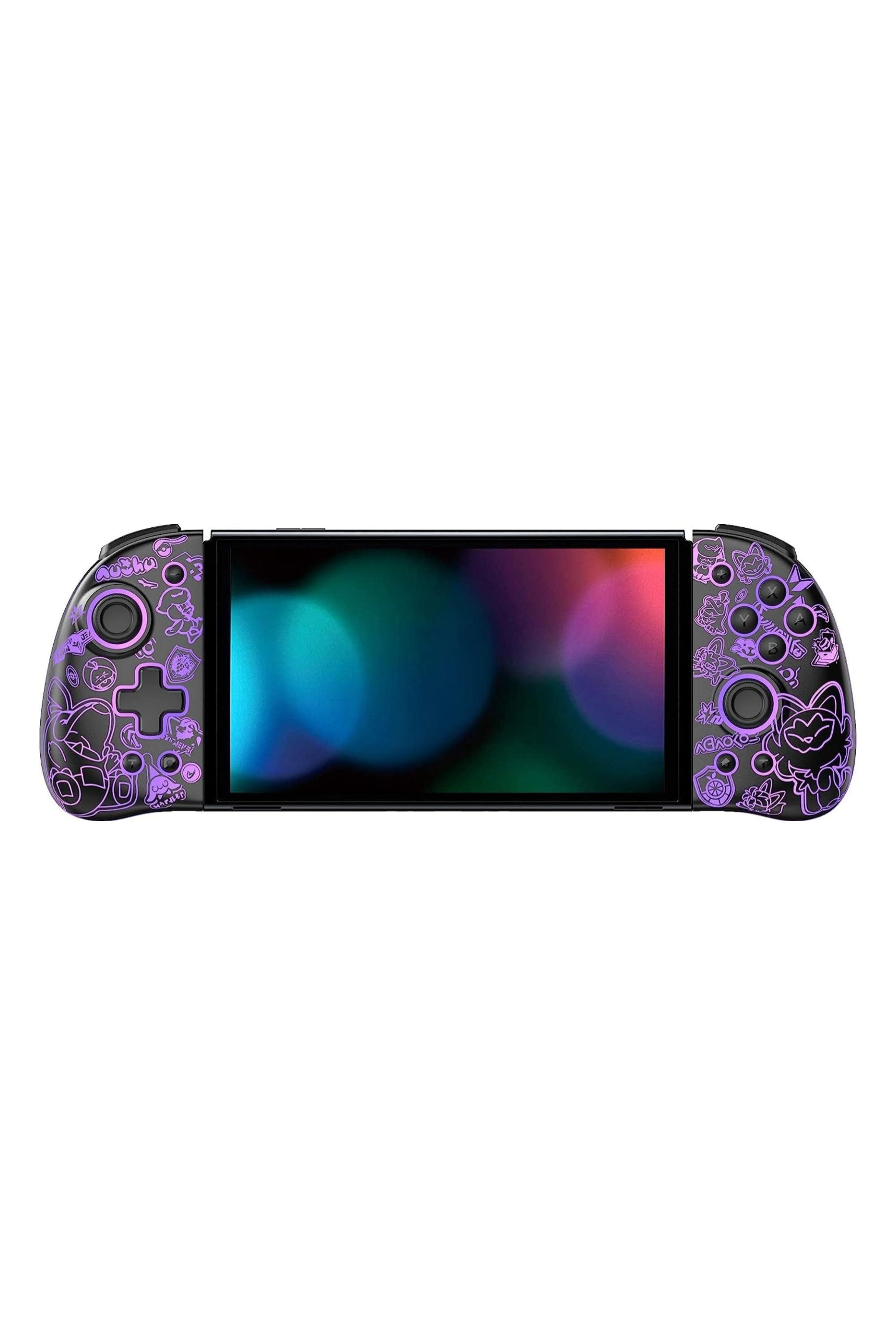 Nintendo Officially Licensed Split Pad Compact Attachment Set for Nintendo  Switch (Soft Purple)