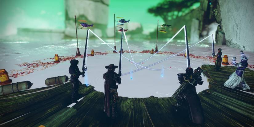 Destiny 2 Guardians Fishing On Nessus