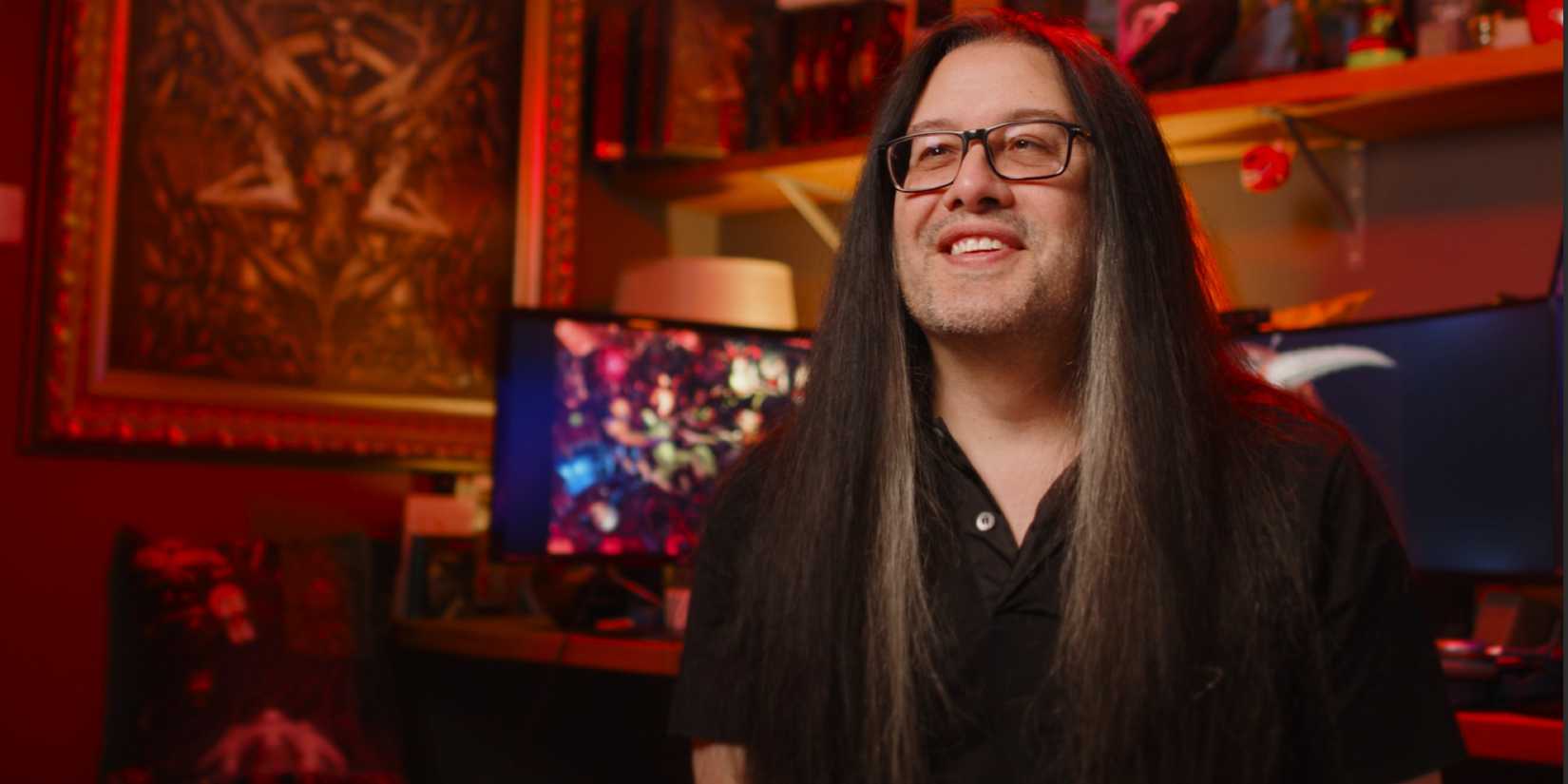 John Romero in First-Person Shooter