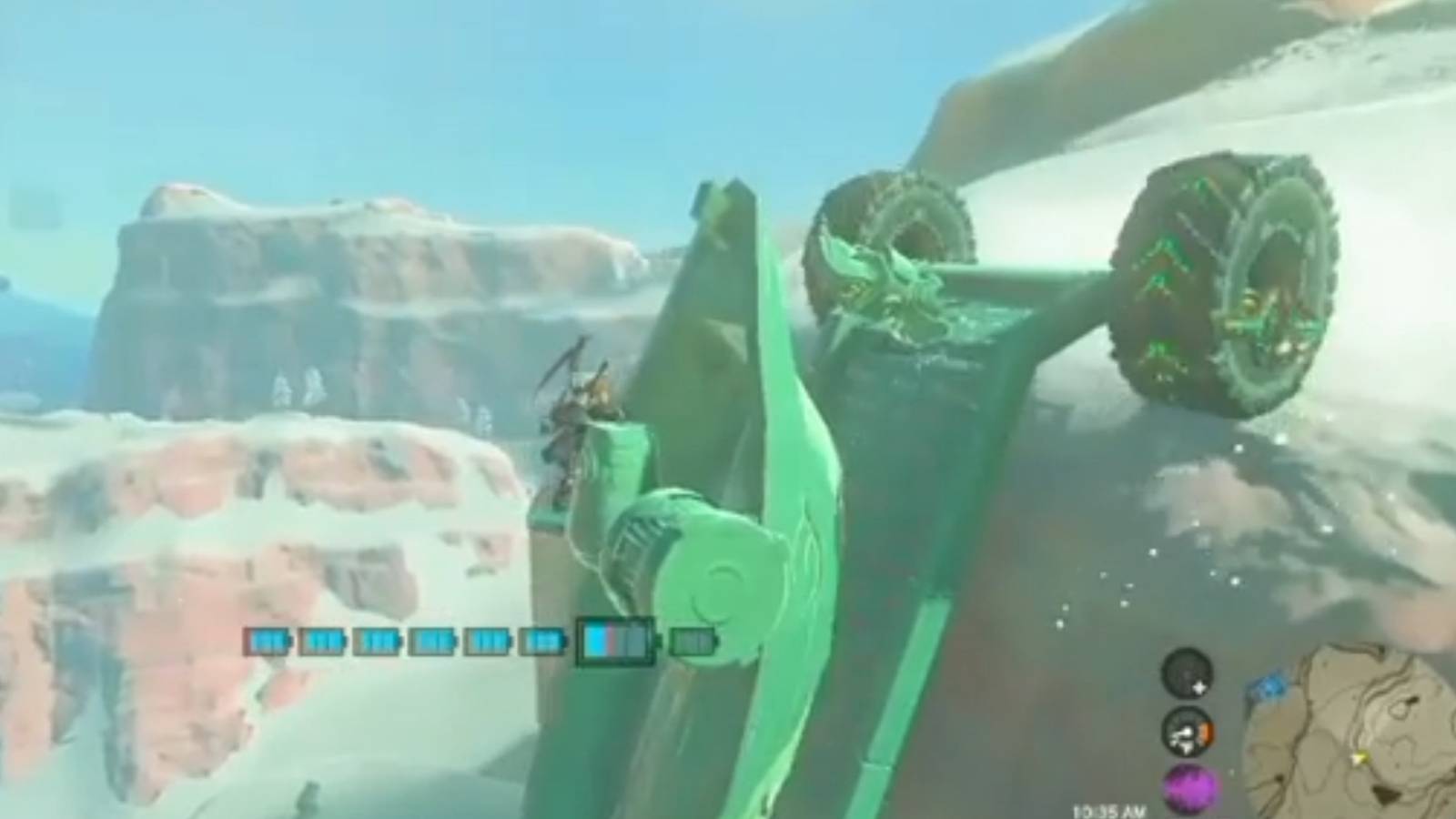 Tears Of The Kingdom Player Creates A Vehicle That Can Drive Up Walls