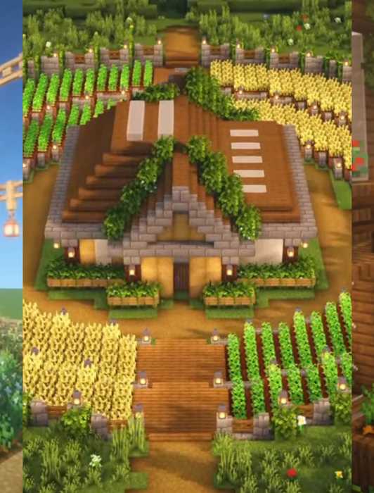 Minecraft Farm Design Examples The Best Mineshaft Build Ideas In Minecraft