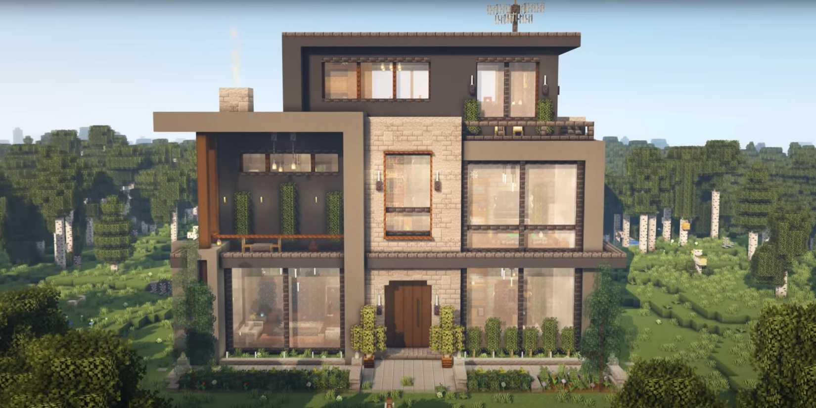 Cool Minecraft Mansion Designs Minecraft Mansion Sandstone | TikTok