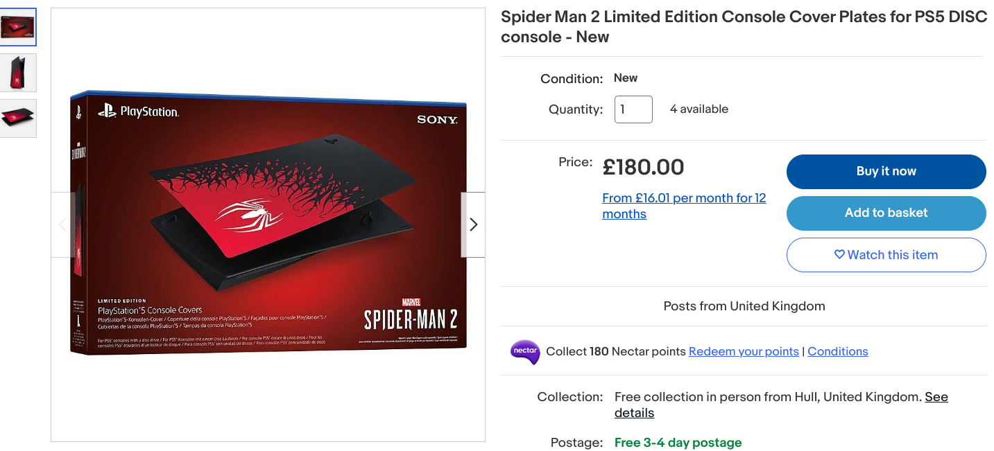 Spider-Man 2 PS5 Accessories Are Being Scalped For Triple The