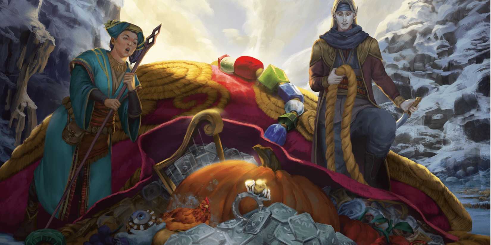 adventurers find the Cloud Giant treasure in Bigby Presents Glory of the Giants