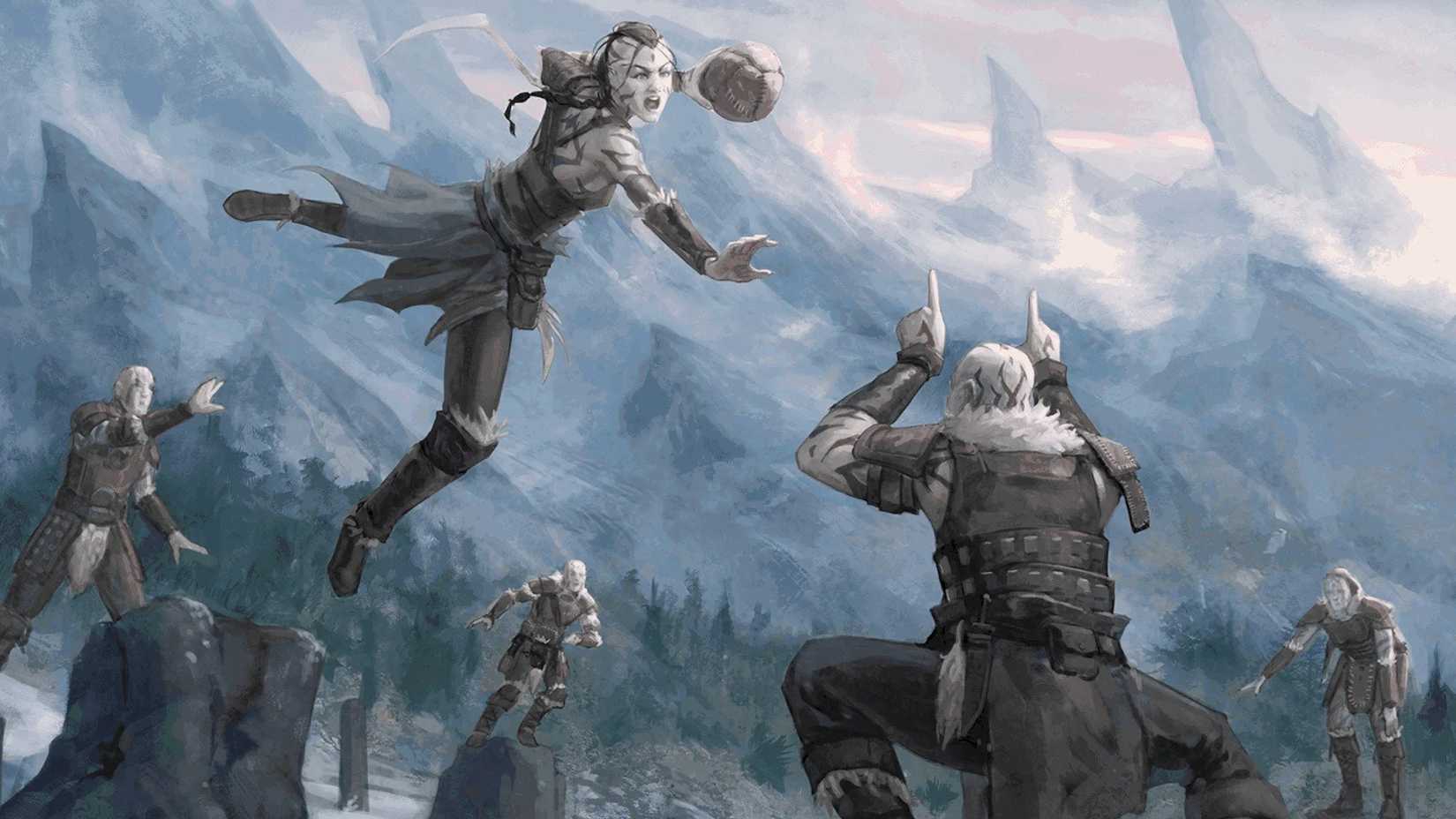 Goliaths Playing Goat Ball in the mountains.