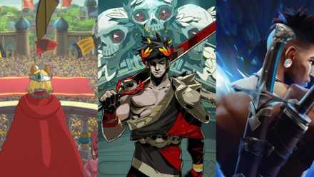 Split images of Ni No Kuni 2, Hades and Prince of Persia.