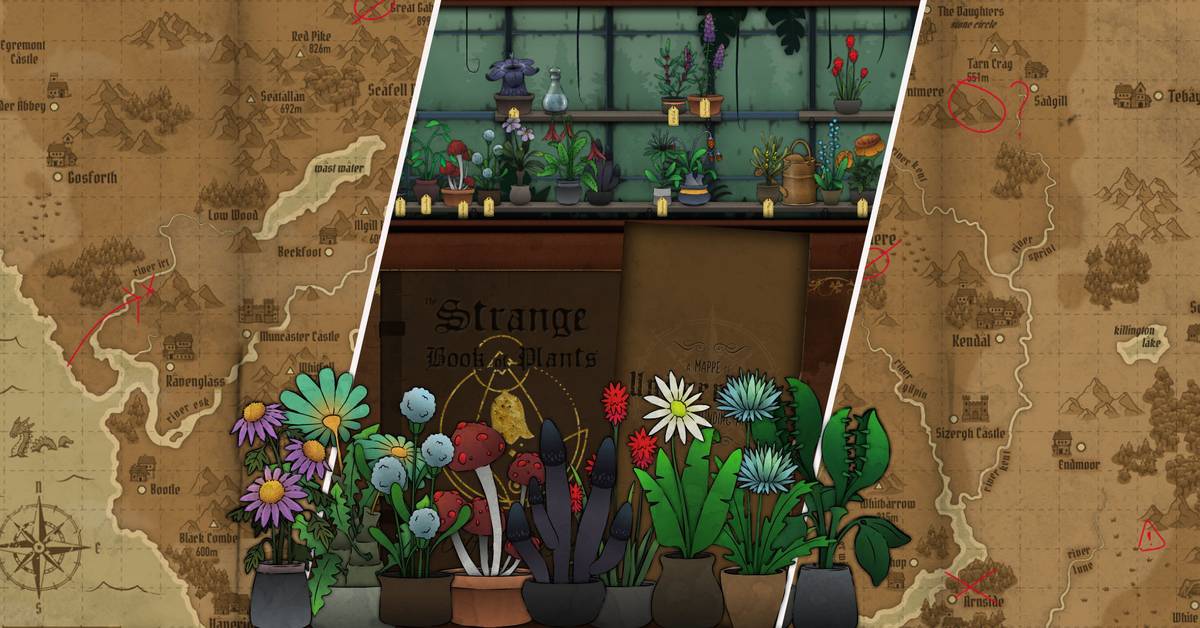 All Plant Locations In Strange Horticulture