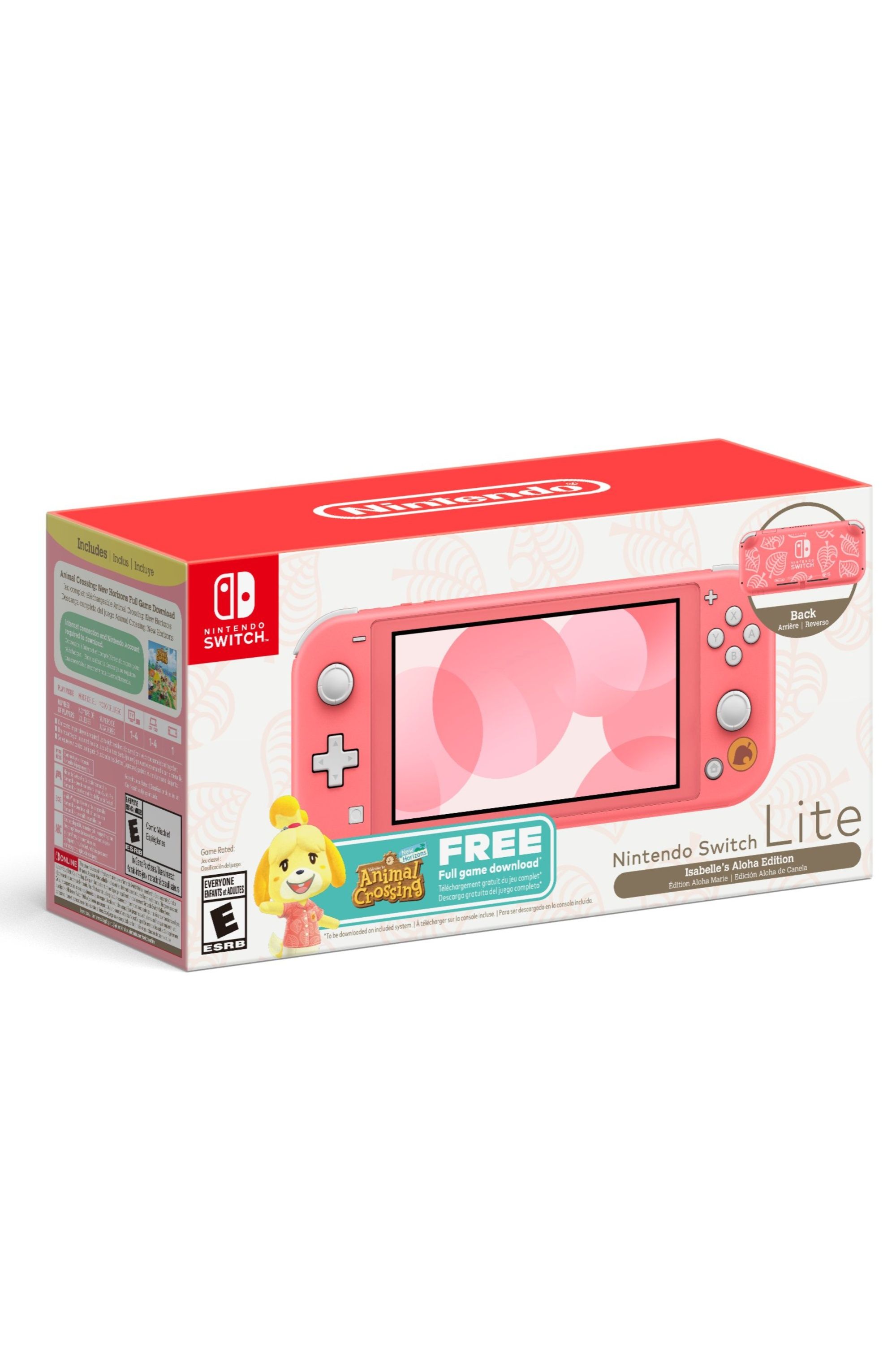 Nintendo's New Animal Crossing-Print Switch Lites Are Available Now