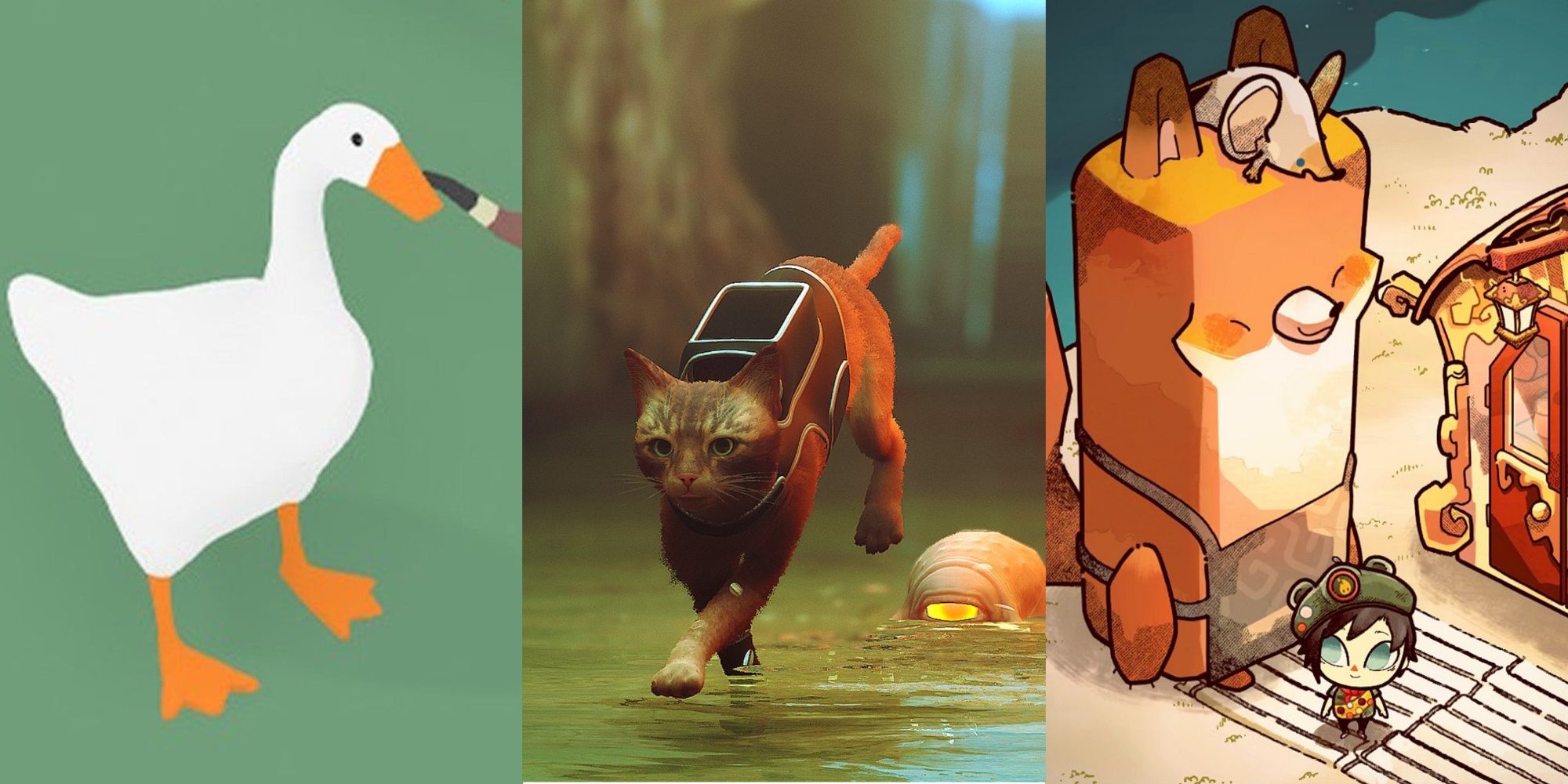Untitled Goose Game, Stray, Cozy Grove