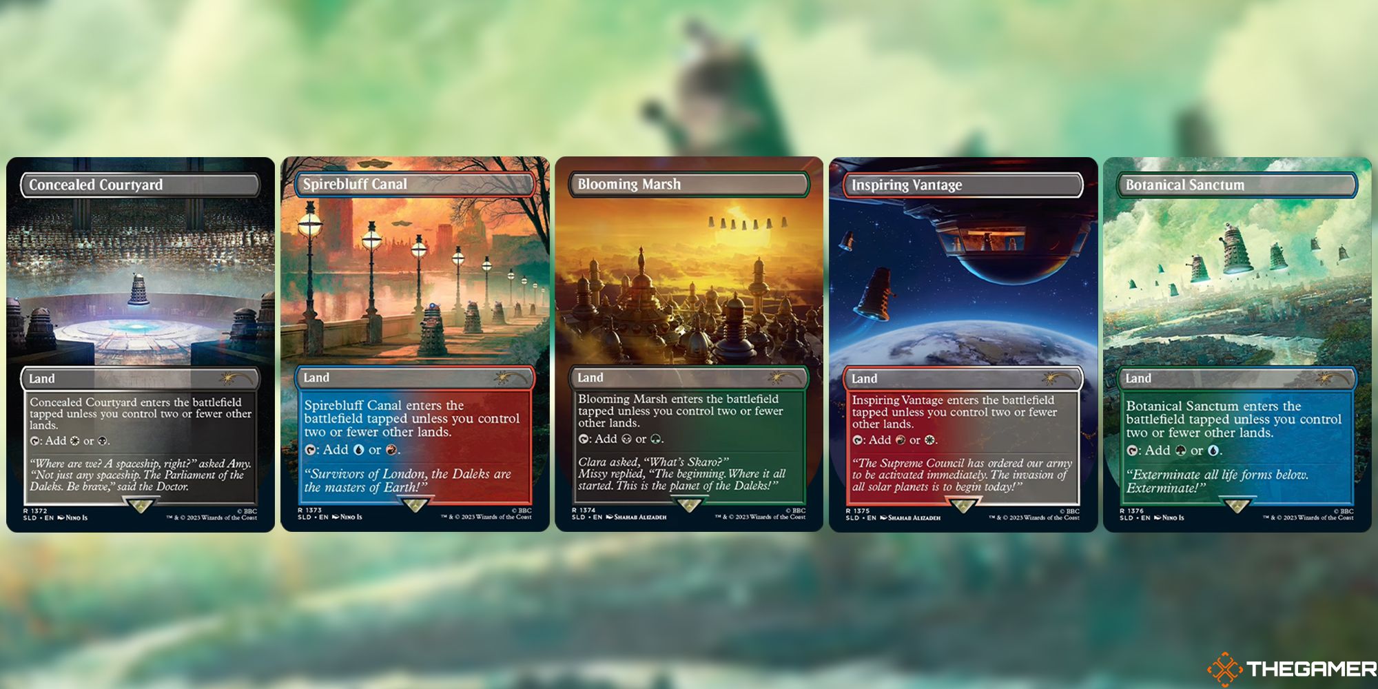 シークレットレイヤーSpookydrop　2023 Dr. Who Bundle Magic: The Gathering's Secret Lair Spookydrop 2023 Includes
