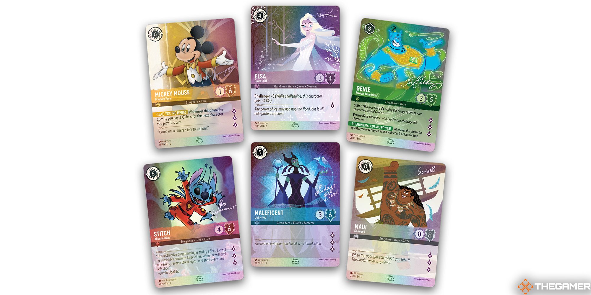 Lorcana's Disney100 Edition Includes Six Exclusive Cards By