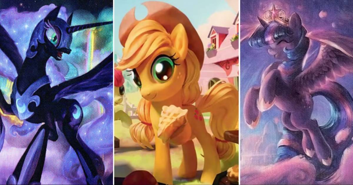 nightmare moon mtg card MLP CCG Premiere #210 UR Pack Breakers The night Every MLP:FiM MTG Secret Lair