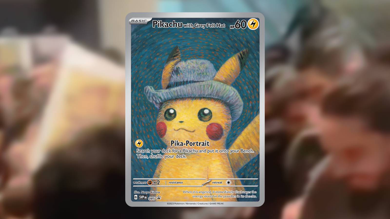 pokemon pikachu hat card Pikachu Felt Hat Print (Design A) 1 Graded Card Slab Frame