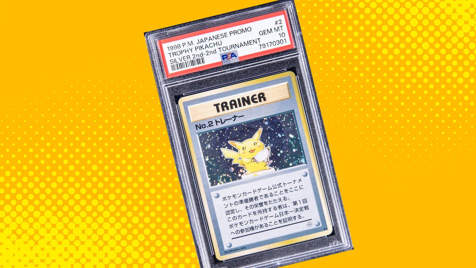 Pikachu Silver Trophy Card Sells For $444,000 In TCG's Second-Highest Sale