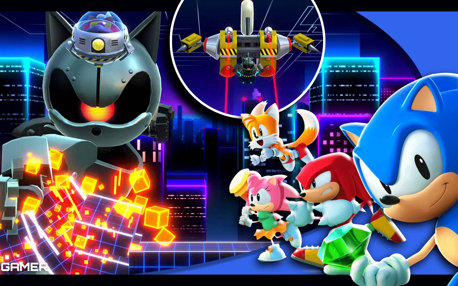 How To Beat Every Boss In The Cyber Station Stage In Sonic Superstars