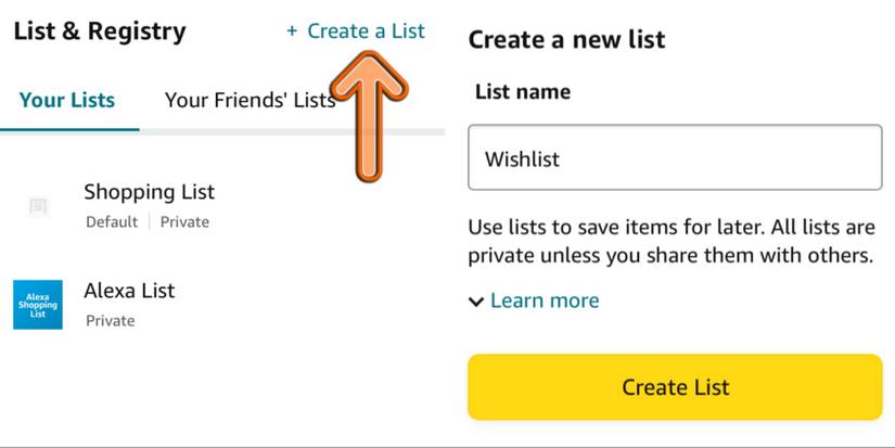 How To Make And Share An Amazon Wishlist