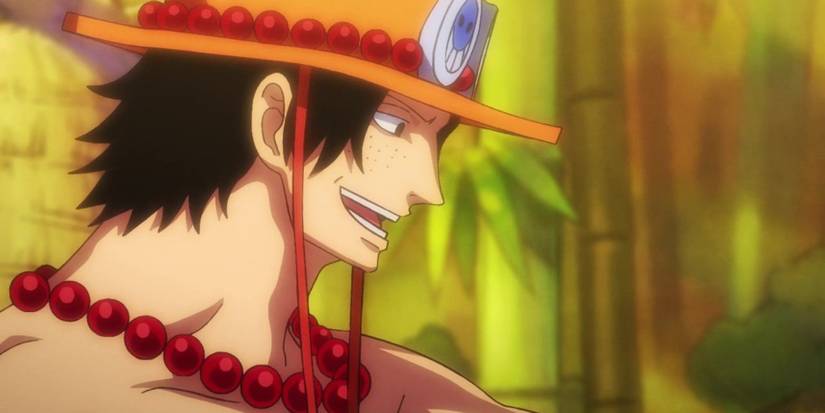 portgas d ace from one piece profile view