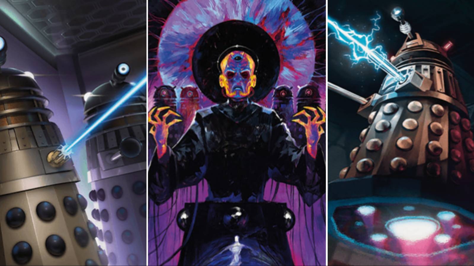dalek mtg cards Magic The Gathering - Universes Beyond - Doctor Who Jast Each opponent loses 4 life. Dalek Intensive Care