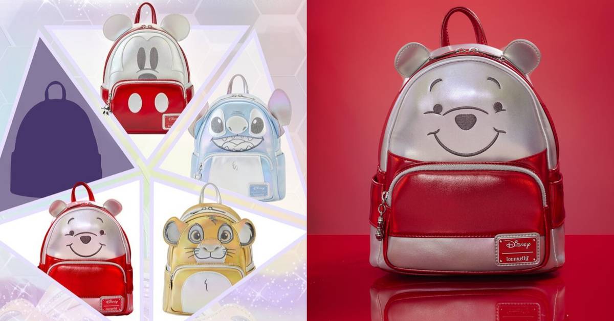 LOUNGEFLY Disney100 Winnie the Pooh platinum anniversary exclusive NWT No better way to celebrate the 100 year anniversary of  main image 3