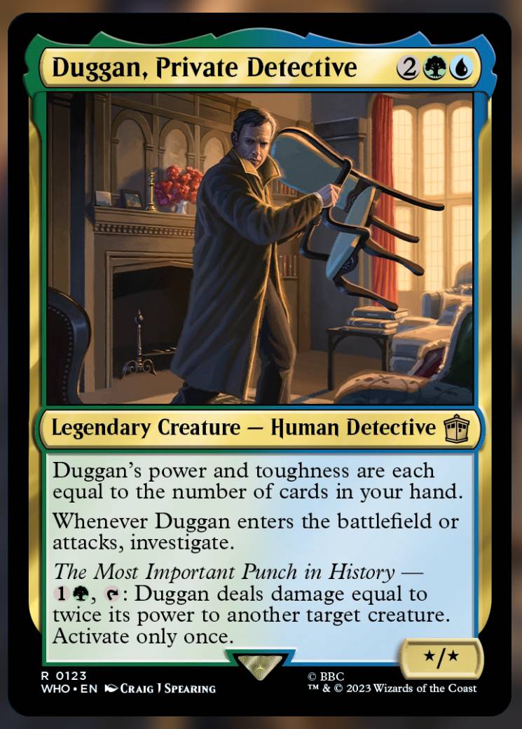 doctor who card list mtg dr A lot of official Magic the Gathering Who Cards were revealed today. Here's all of the Doctors. : r/doctorwho Doctor Who (WHO) Card Gallery