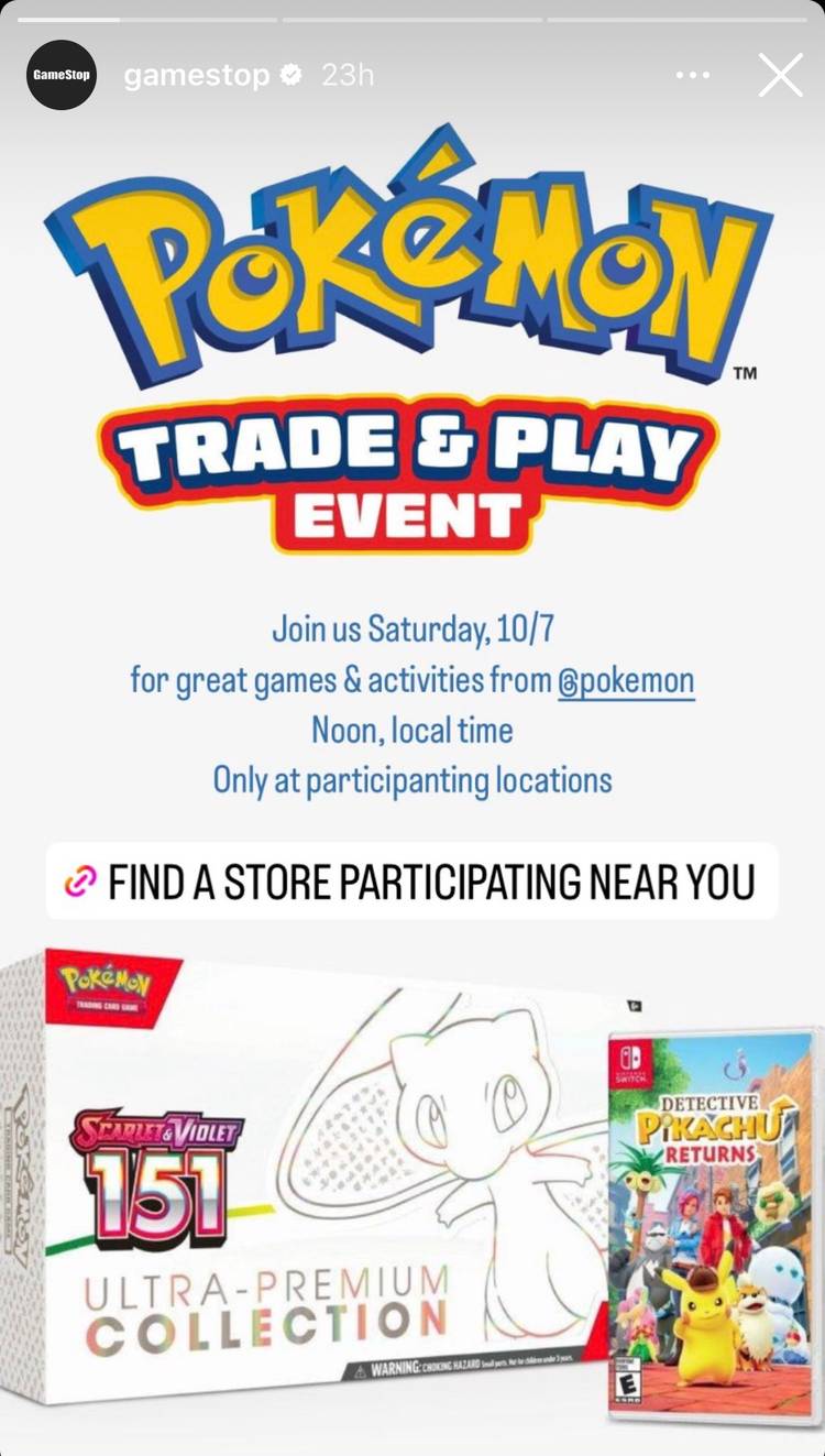Pokemon's Trade And Play Is A Great Event That Has No Business At GameStop