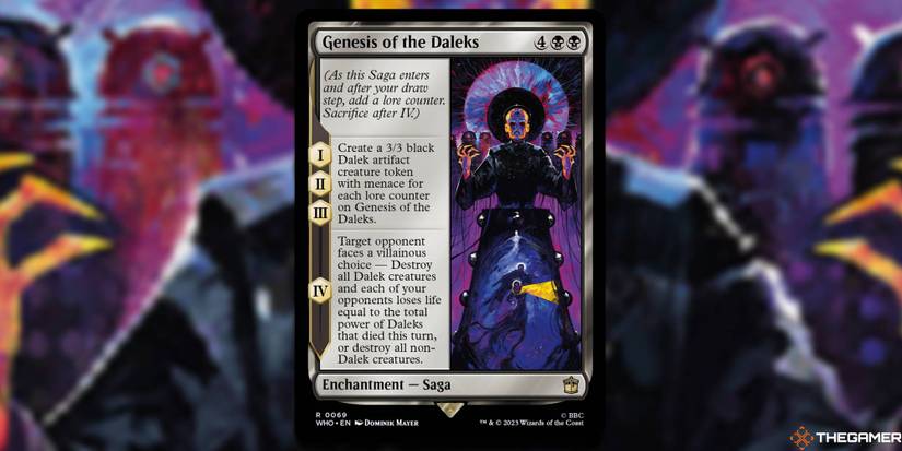 The Best Black Cards In The Doctor Who Decks - MTG