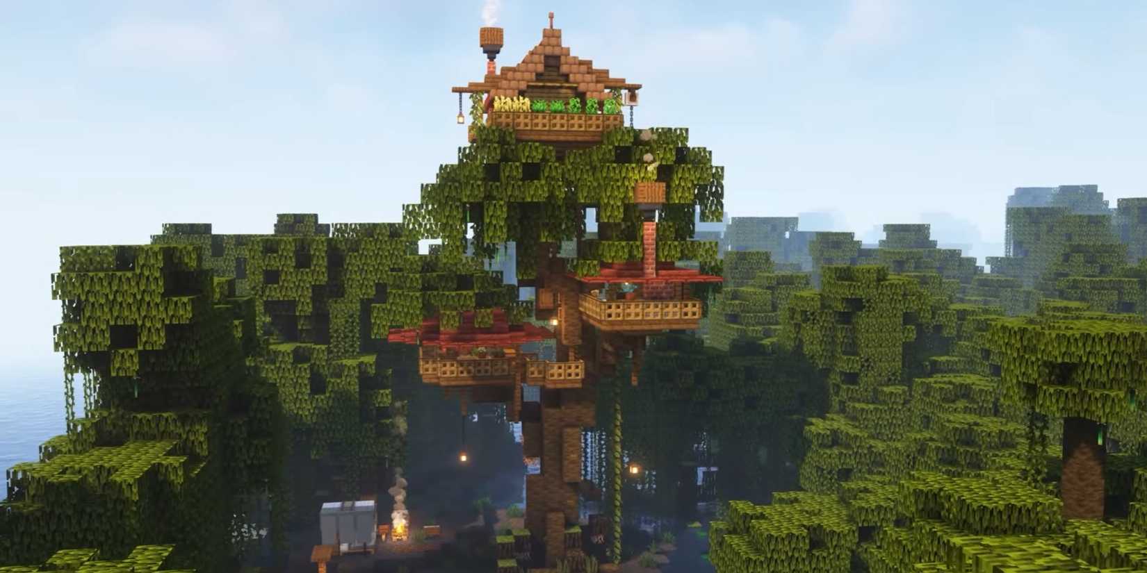 Best Treehouse Build Ideas In Minecraft
