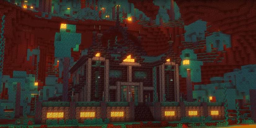 Nether Area Minecraft Design Best Minecraft Nether Base Ideas