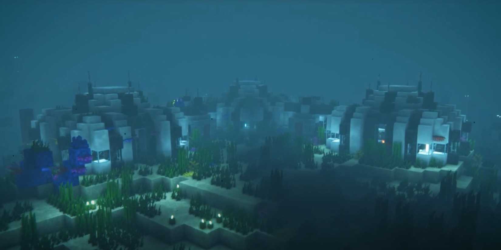 Ocean Base Design Minecraft Minecraft Underwater View
