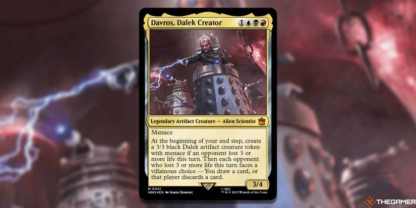 davros mtg card Davros, Dalek Creator | Universes Beyond: Doctor Who Variants | Standard