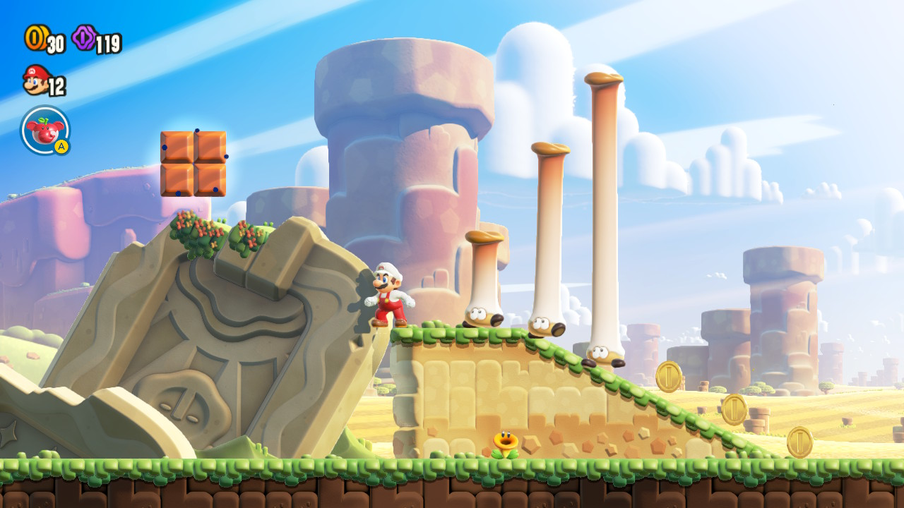 Super Mario Bros. Wonder: All Flower Coins And Wonder Seeds In Bulrush ...
