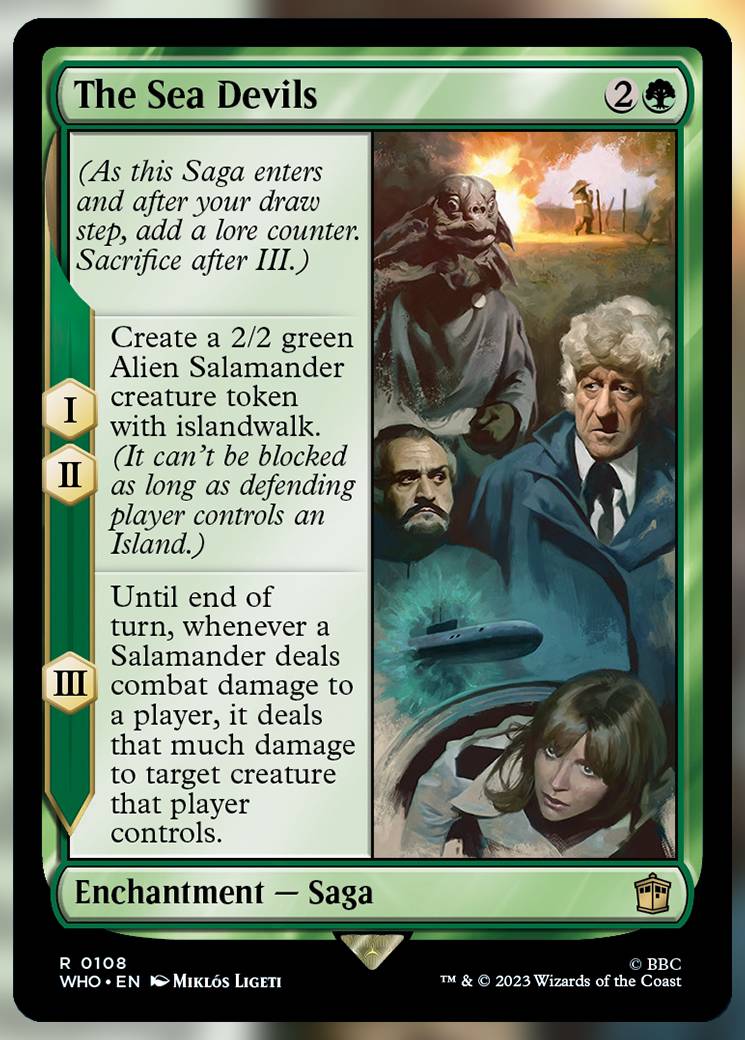 MTG Doctor Who Card List - Every Commander Deck