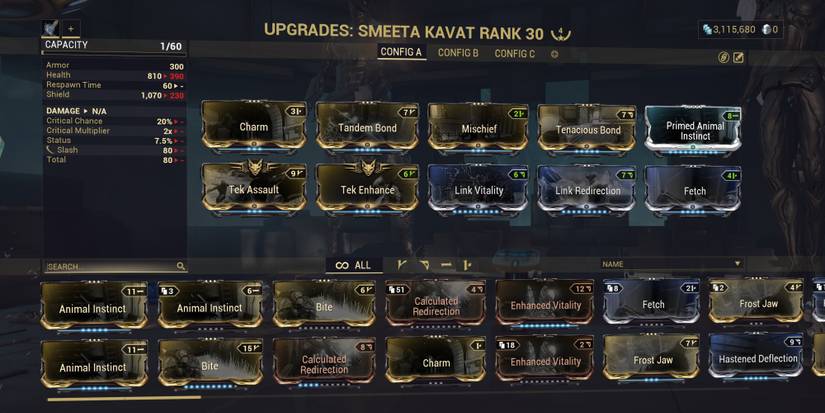 Mod Itea Example Companion Rework And Bond Mods Explained - Warframe