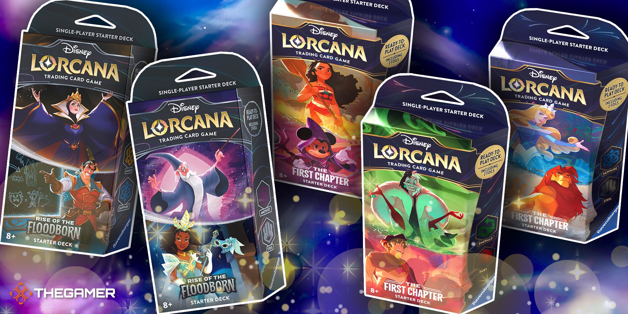 Lorcana: 対戦用 Starter Decks 英語版 4種セット (3)