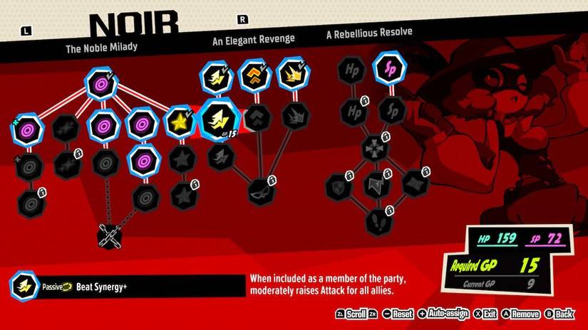 Complete Skills Overview For Persona 5 Tactica