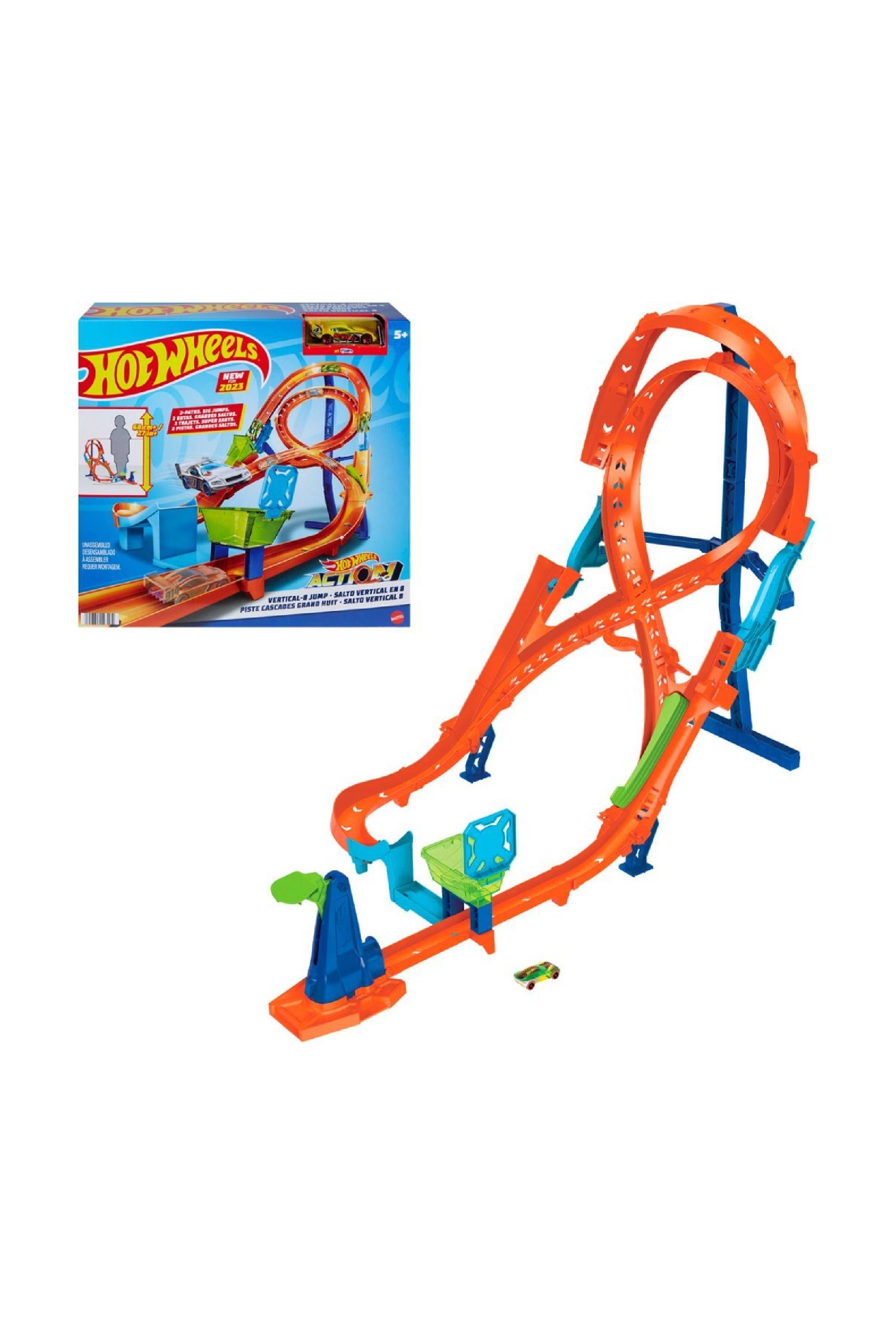 NEW Hot Wheels Roll Out Raceway Track Set Review