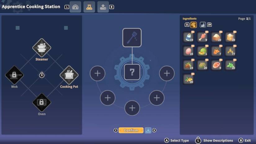 All Recipes In My Time At Sandrock