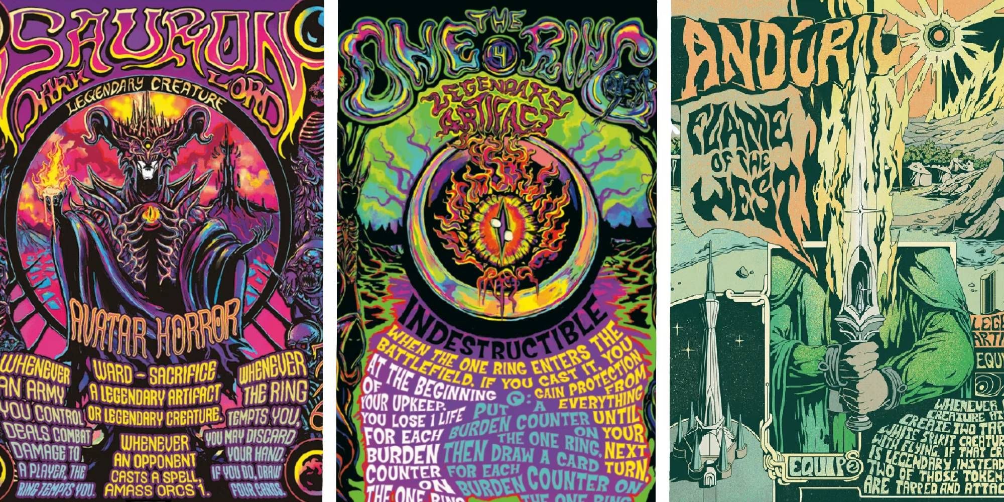 mtg lord of the rings poster cards Shadow of the Enemy (Borderless Poster) [The Lord of the Rings: Tales main image 0