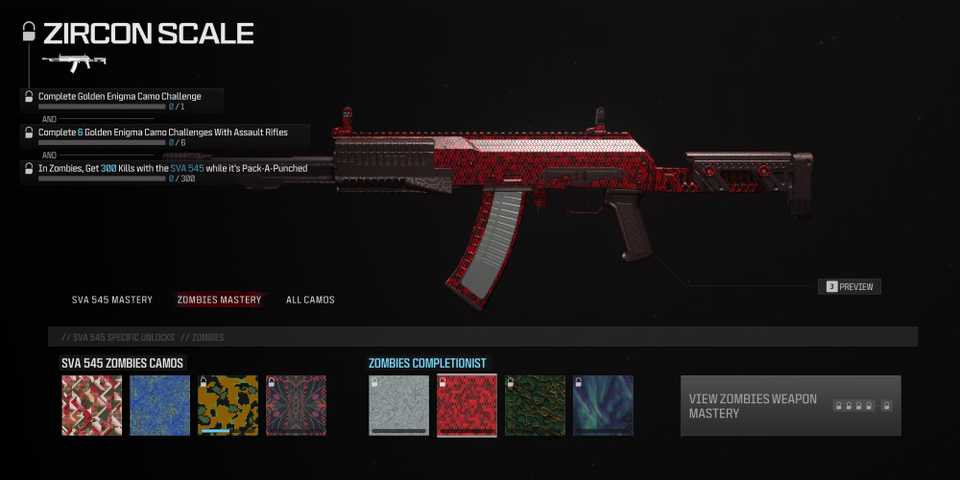 How To Unlock Every Zombies Weapon Camo In Call Of Duty: Modern Warfare 3